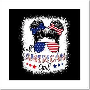 All American Girls 4th of July Daughter USA Posters and Art